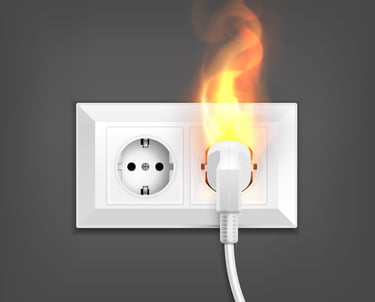 emergency electrician near me sockets burn