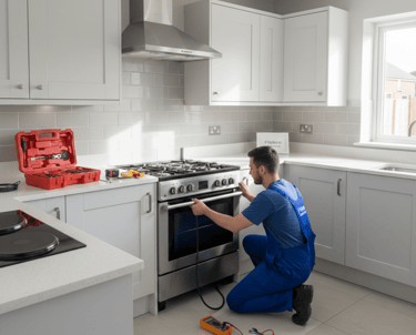 Electric Cooker Installation In Birmingham With Tools