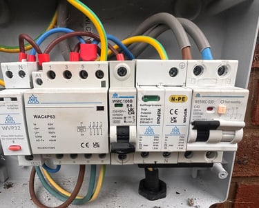 fuse box replacement work in Birmingham safety pin