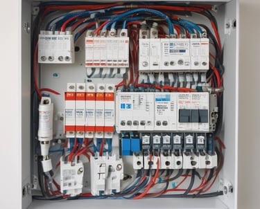 Fuse box by emergency electrician near me