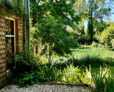 Chalet eau vacances foret nature chevaux nevers nièvre