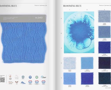 M.ORO Cashmere Colour Chart