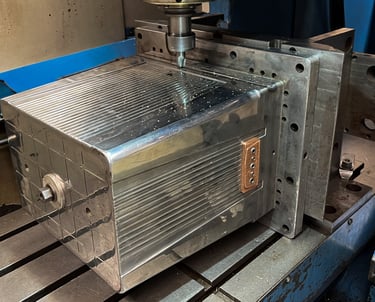 molde en centro de maquinado cnc