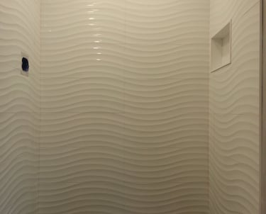 bathroom shower tile istallation