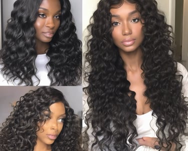 a woman with a braided hair