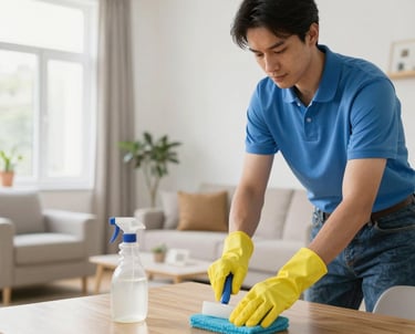black blue and yellow textile