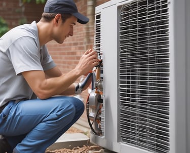 A smiling roofer standing on a roof with a tablet showing ad results.