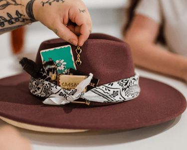 Custom Cowboy Hat with Hat Flare