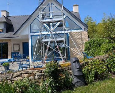 Maison sarzeau film solaire transparent