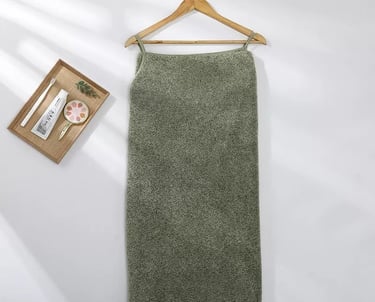 dyed bath towels
