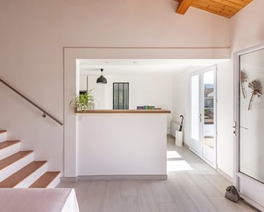 Projet réalisé par PAEI Concept : création d'une maison contemporaine à l'île de Ré