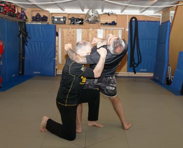 Combat Cuentada mise au sol de l'adversaire