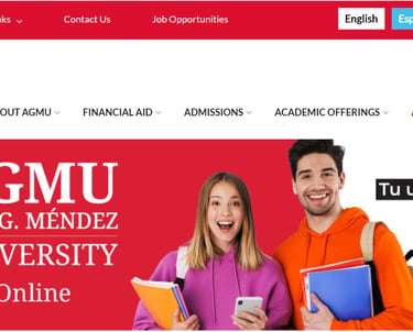Home page of AGMU online