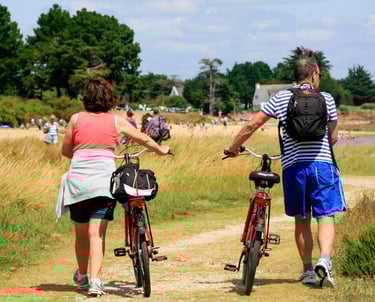 élo électrique face à l’océan à Penvin