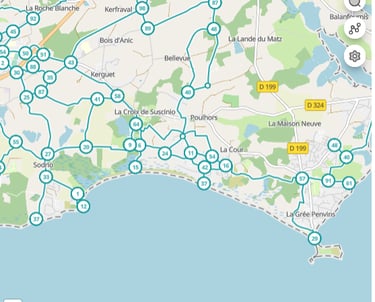 réseaux vélo sarzeau