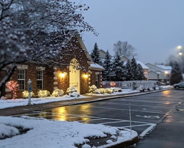 Snow Removal at Park Hill at Fairlawn in Ohio