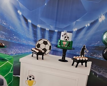 decoracao festa futebol