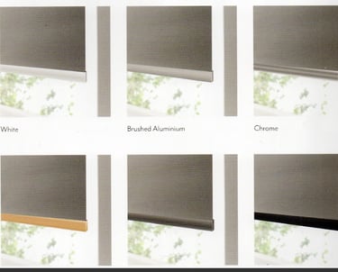 roller blind finishing options