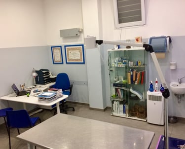 Sala visite clinica veterinaria