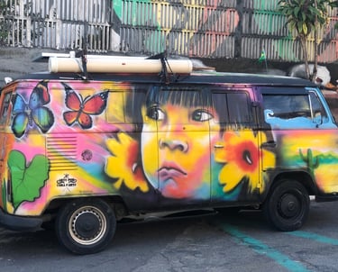 camionette coloree de Buenos Aires   