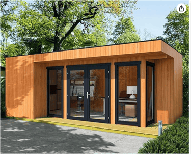 Great for backyard office, hobbist, She Shed, Man Cave