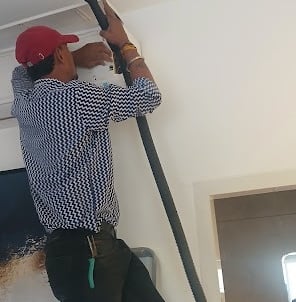 AC Indoor cleaning By Vacuumed Services