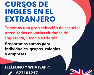 Anuncio de cursos de inglés en el extranjero con Bath Academia de Inglés para Inglaterra, Escocia e Irlanda.