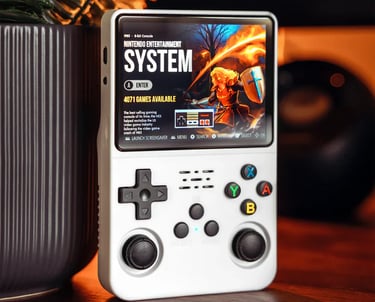 R36S žaidimų konsolė su 15000 žaidimų