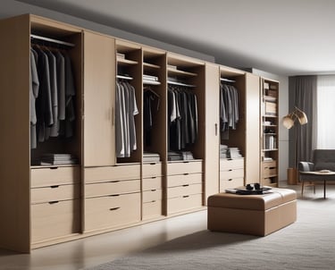 Two yellow moving trucks are parked on a dirt road next to a building. The trucks are labeled with 'Agarwal Packers & Movers,' indicating they are used for transporting goods. The background includes a simple building with minimal decoration and some greenery.