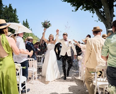 cérémonie de mariage au chateau Robernier