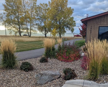a house with a driveway and a driveway with a driveway