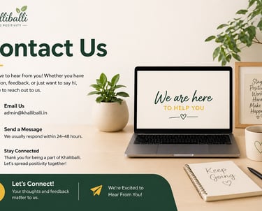 contact khalliballi motivation website