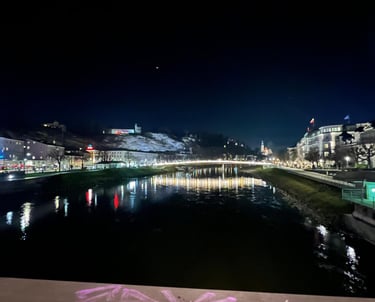 Blick auf die Salzach