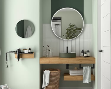 Sit on basin for bathroom furniture