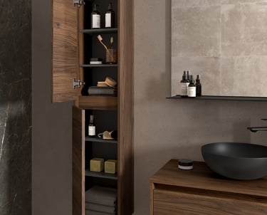 1400 bathroom wall cupboard unit