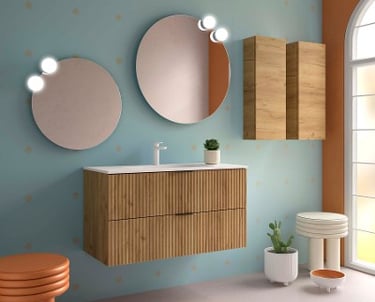 2 Drawer wall hung bathroom furniture