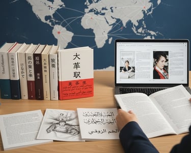 Book translation and multilingual publishing for global author reach