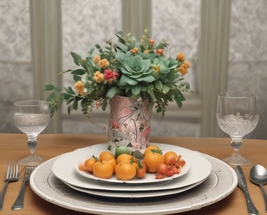 A small outdoor shop with a variety of items displayed, including umbrellas, bags, and hats. The storefront is vibrant with multiple red paper lanterns and bold signage in Japanese text. A vending machine stands to the left of the entrance.