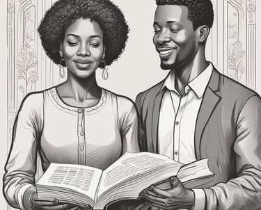 a black and white image of a group of black men