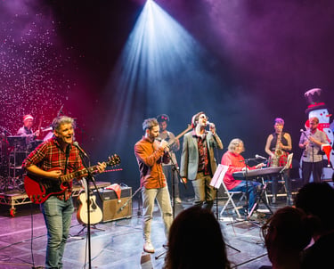 The Sheeps perform 'A Very Sheeps Christmas' as a 2025 Edinburgh Fringe Show at Pleasance Grand. 