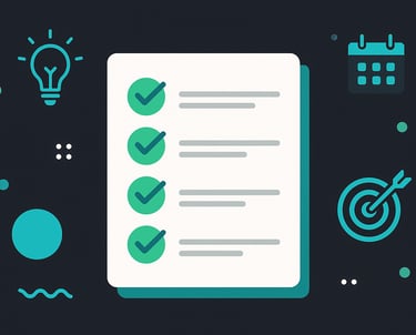 Create Smart Checklists