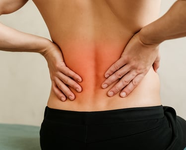 dor nas costas, lombalgia, peso nas costas, dor muscular, tensão, massoterapia, massagem