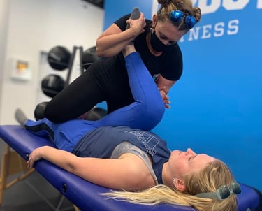 PNF stretch - assisted stretch