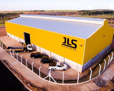 Vista aérea da fábrica da JLS