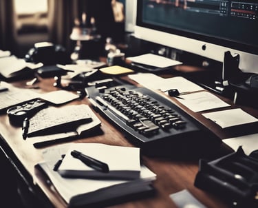 woman in dress holding sword figurine