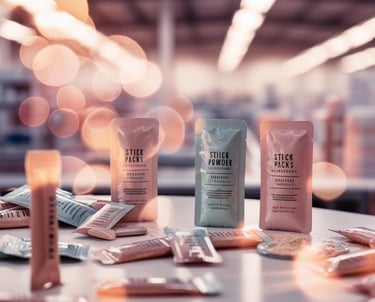 Stick pack products for CPG brands