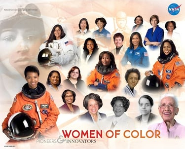 NASA Women of Color Collage