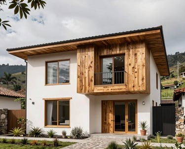 A cozy, newly built home in a peaceful Ecuadorian neighborhood.