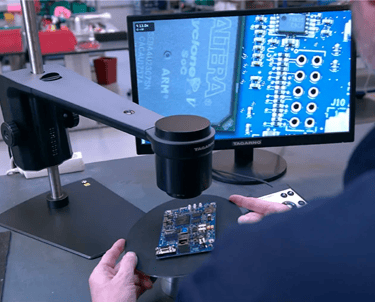 tagarno digital microscope undertaking circuit board pcb inspection