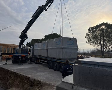 récupérateur eau de pluie az terrassement
